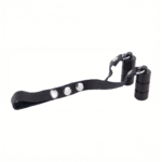 Stretcher na mosznę Red Leather z obciążnikami 2 x 100 g - obrazek 2