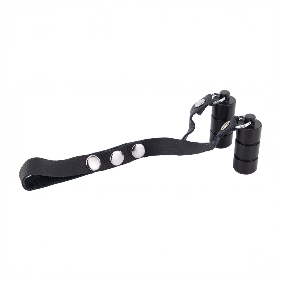Stretcher na mosznę Red Leather z obciążnikami 2 x 100 g - obrazek 2