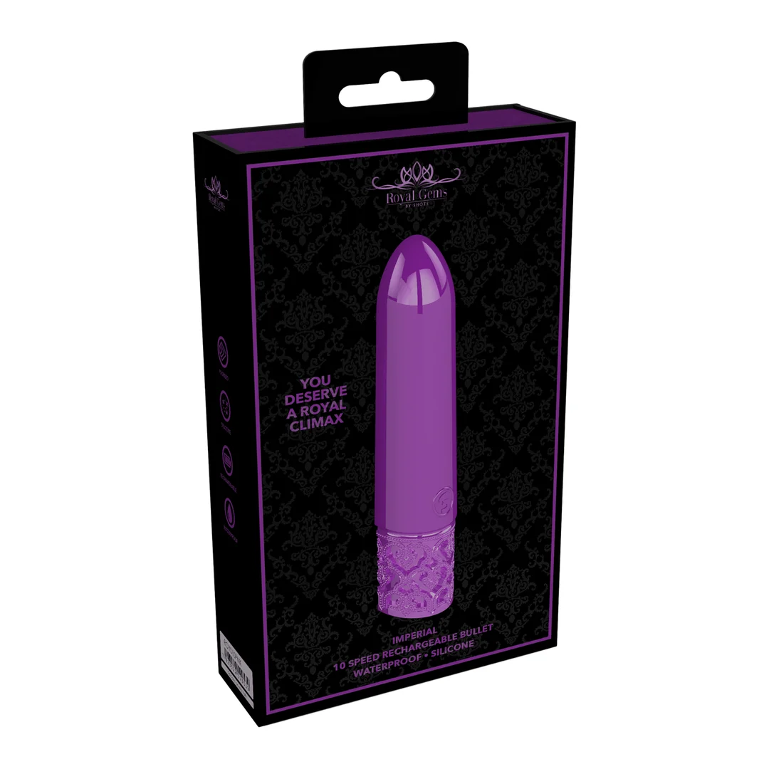 Wibrator, ładowany, 10 ustawień, Imperial Royal Gems by Shots - obrazek 6