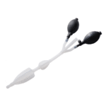 Silikonowy cewnik analny XR Brands z balonami - obrazek 2