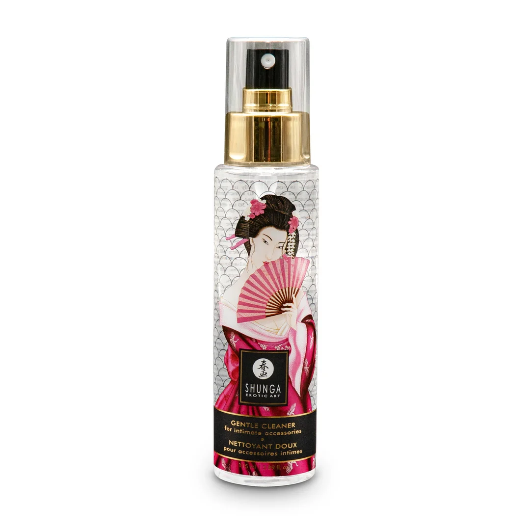 S-0150_1_1 Środek do czyszczenia gadżetów – delikatny spray bez pozostałości do akcesoriów intymnych – Shunga - obrazek 1