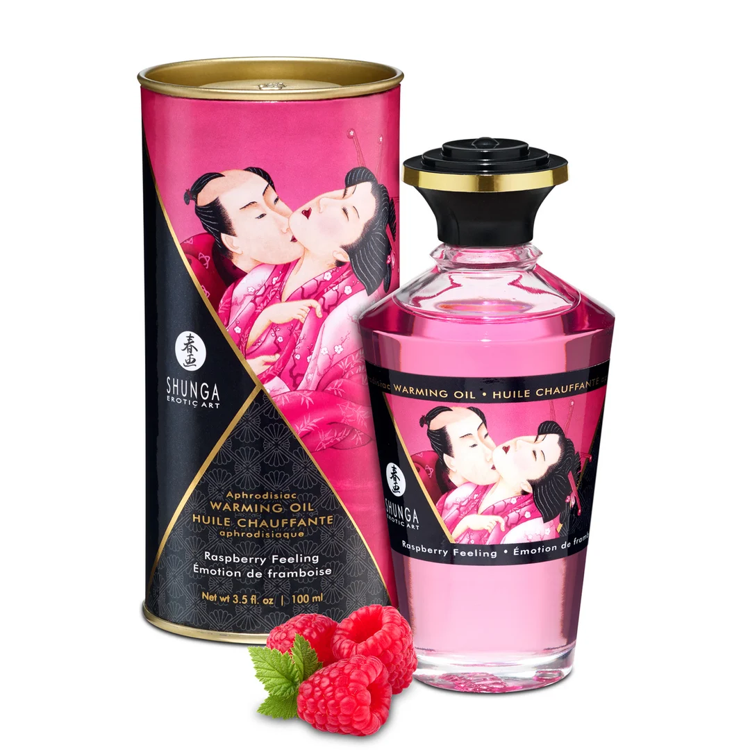Rozgrzewający olejek Aphrodisia Olie Raspberry Feeling, 100 ml - obrazek 4