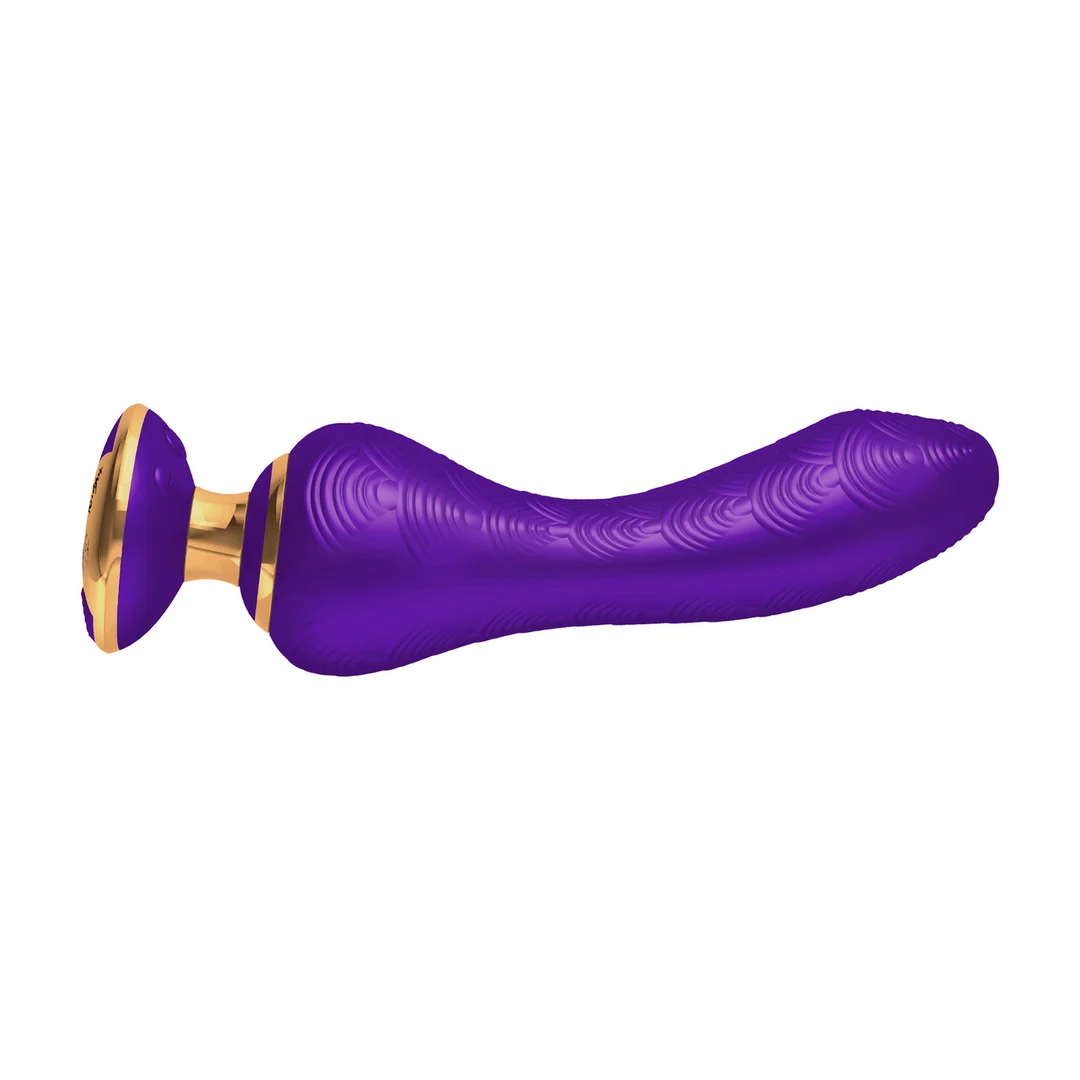 Wibrator • ergonomiczna konstrukcja • SANYA fioletowy Shunga - obrazek 4