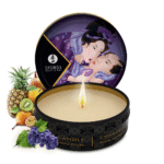Świeca do masażu – mini świeca do masażu z letnim olejkiem – Owoce egzotyczne – 1 oz / 30 ml - obrazek 2