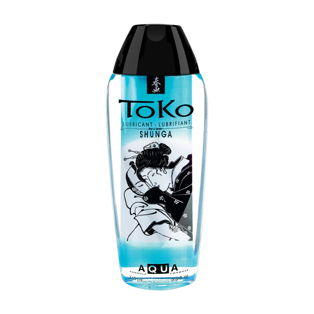 Lubrykant na bazie wody – TOKO AQUA, wyjątkowo jedwabisty, bezpieczny dla lateksu – bezzapachowy i bez smaku – 165 ml – Shunga - obrazek 1