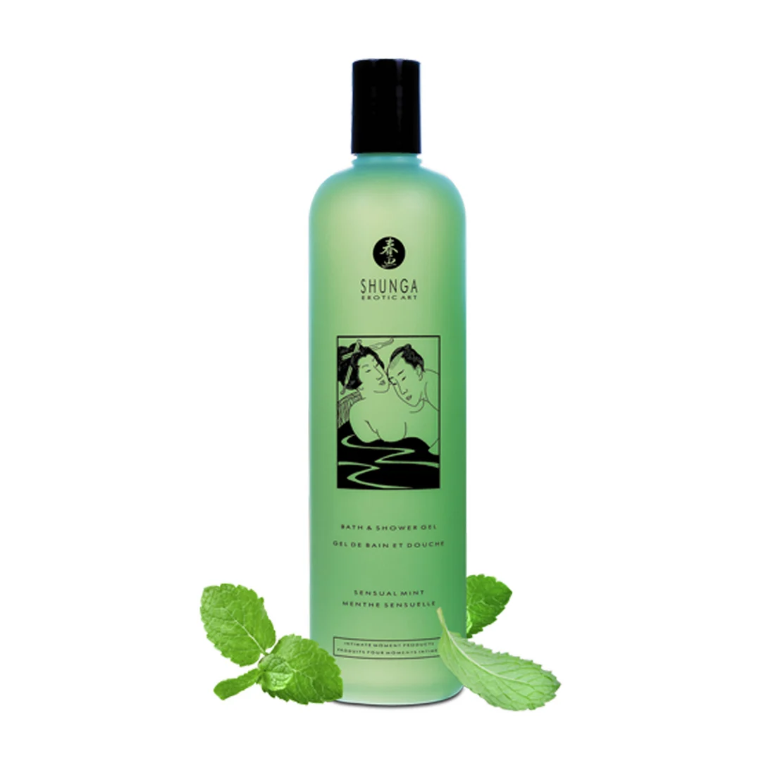 Żel do kąpieli i pod prysznic Shunga Sensual Mint 370 ml - obrazek 2