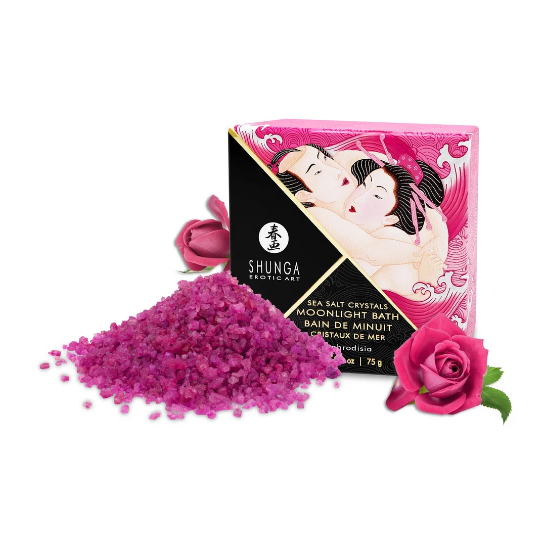 Sól do kąpieli – Mini Oriental Crystals, pieniące się kryształki soli z Morza Martwego – Aphrodisia – Shunga – 75 gr / 2,65 oz - obrazek 3