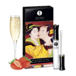 Shunga Divine Oral Lipgloss truskawka i musujące wino - obrazek 4