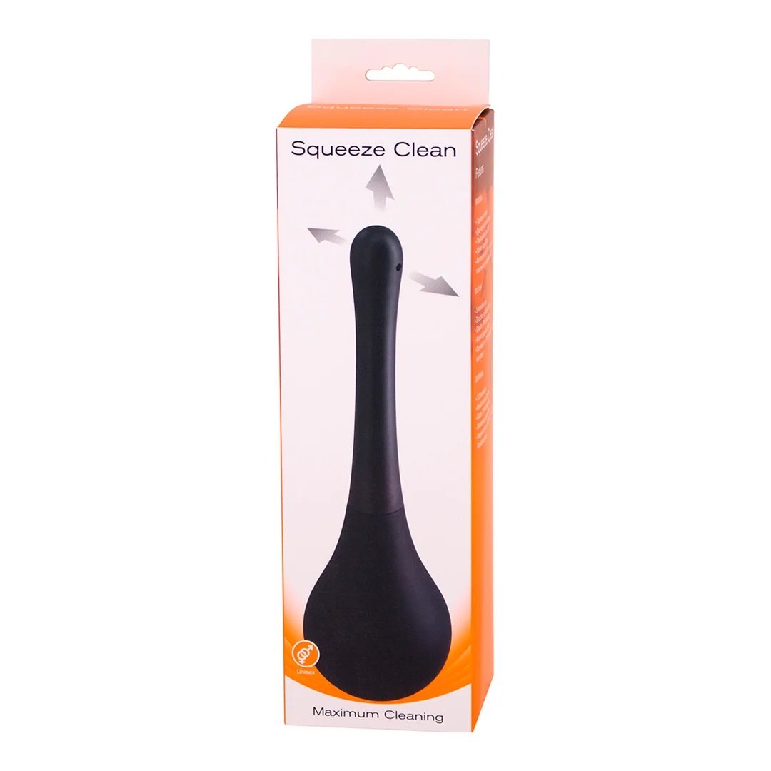 Irygator analny Squeeze Clean z powłoką TPR, pojemność 190 ml - obrazek 2