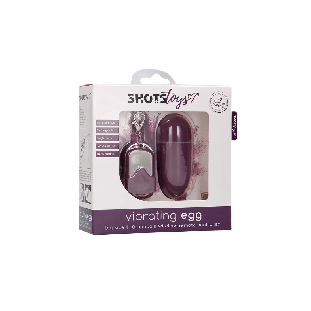 Jajeczko wibrujące Shots Toys z pilotem - obrazek 13
