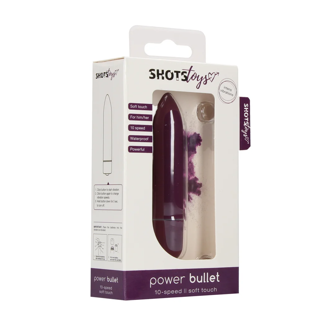 Wibrator typu bullet, 10 trybów i wodoodporny – Shots Shots Toys by Shots - obrazek 1