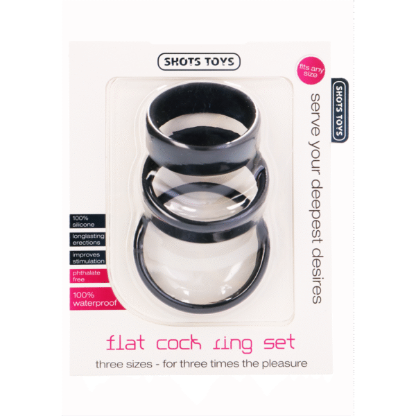 Shots Toys Flat Cockring Set