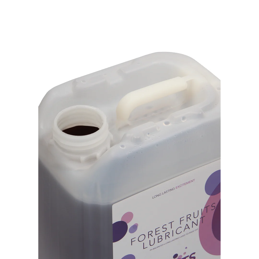 Lubrykant na bazie wody | Odpowiedni do prezerwatyw lateksowych | Owoce leśne | 1,3 gal / 5 l | Shots Lubes - obrazek 2