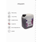 Lubrykant na bazie wody | Odpowiedni do prezerwatyw lateksowych | Owoce leśne | 1,3 gal / 5 l | Shots Lubes - obrazek 3