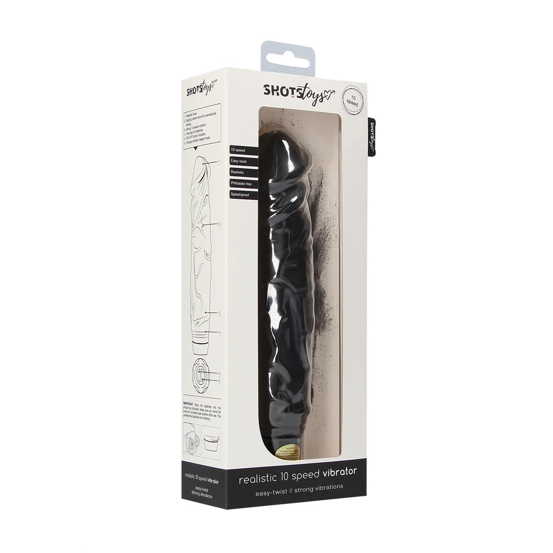 Realistyczny wibrator multispeed Shots Toys - obrazek 1