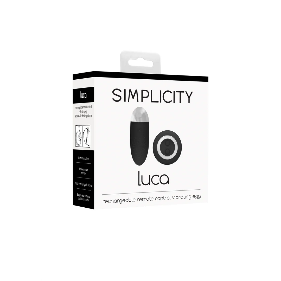 Simplicity by Shots Luca jajko wibrujące z pilotem - obrazek 1