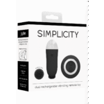 Jajko wibrujące z pilotem · Simplicity by Shots