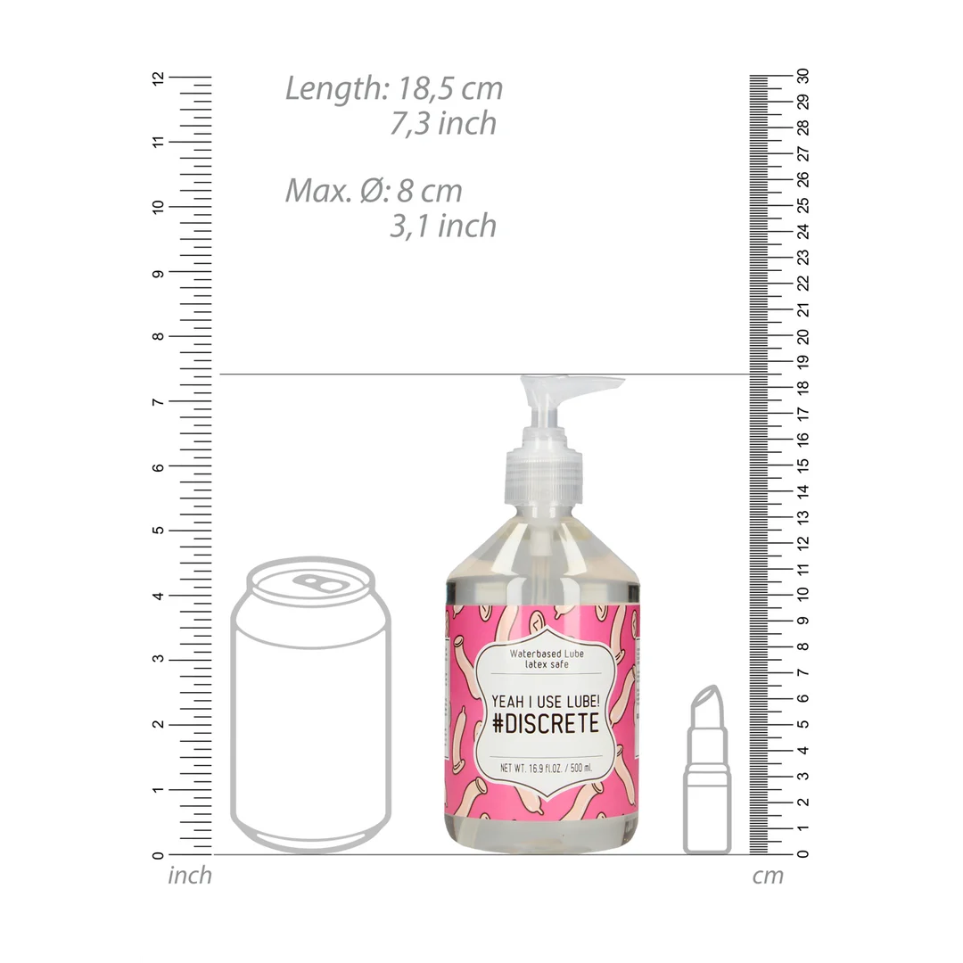 Lubrykant na bazie wody – przetestowany dermatologicznie, do prezerwatyw lateksowych – bezzapachowy, bez smaku – 500 ml – S-Line by Shots - obrazek 3