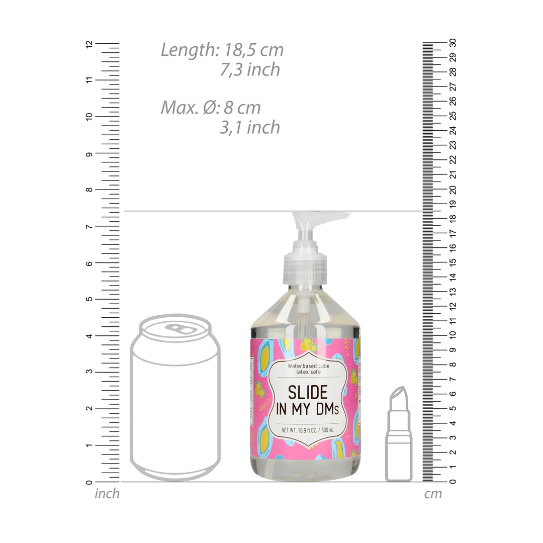 Lubrykant na bazie wody, przebadany dermatologicznie i odpowiedni do prezerwatyw lateksowych, bezzapachowy i neutralny w smaku, 500 ml, S-Line by Shots - obrazek 3