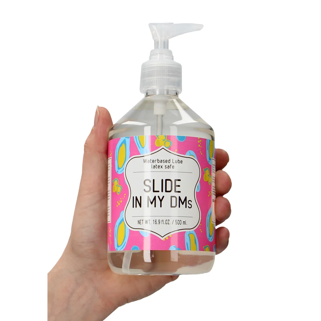 Lubrykant na bazie wody, przebadany dermatologicznie i odpowiedni do prezerwatyw lateksowych, bezzapachowy i neutralny w smaku, 500 ml, S-Line by Shots - obrazek 4