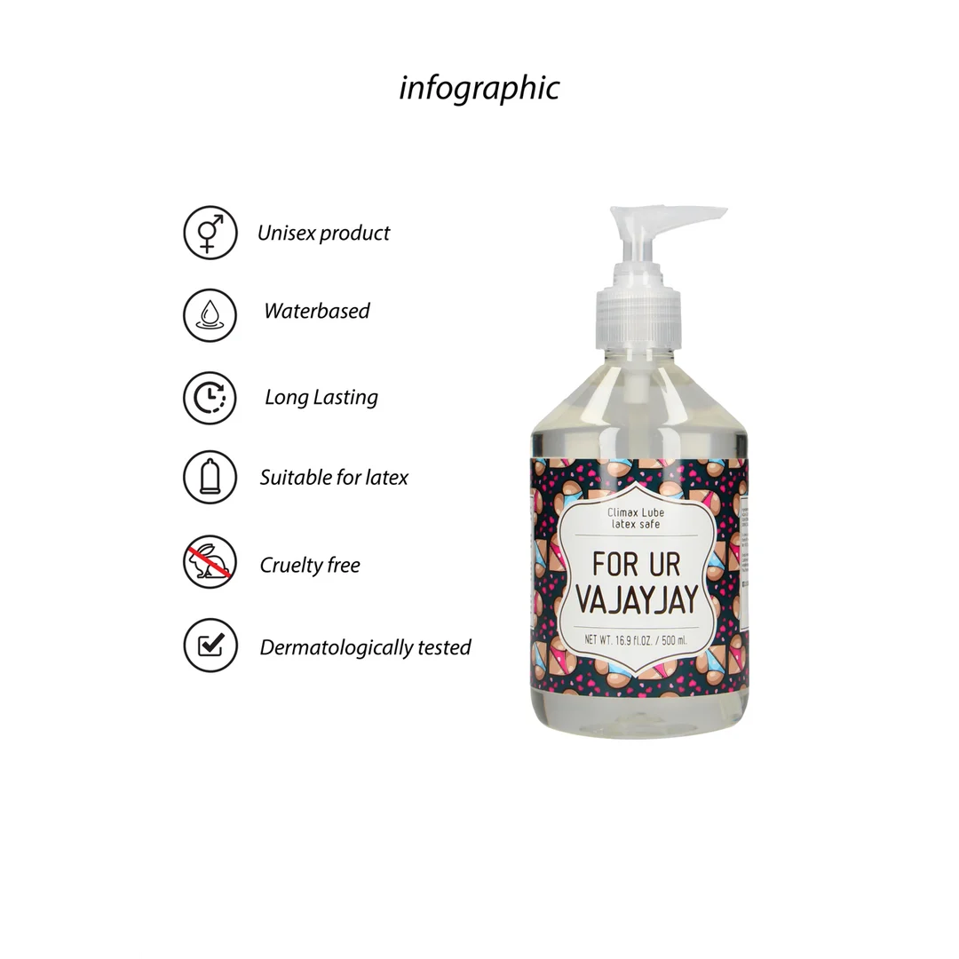 Lubrykant S Line Voor Ur Vajayjay na bazie wody 500 ml - obrazek 1