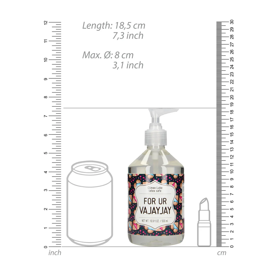 Lubrykant S Line Voor Ur Vajayjay na bazie wody 500 ml - obrazek 3