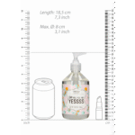 Lubrykant na bazie wody, odpowiedni do stosowania z prezerwatywami lateksowymi, przebadany dermatologicznie, bezzapachowy i bez smaku, 500 ml, S Line by Shots - obrazek 3