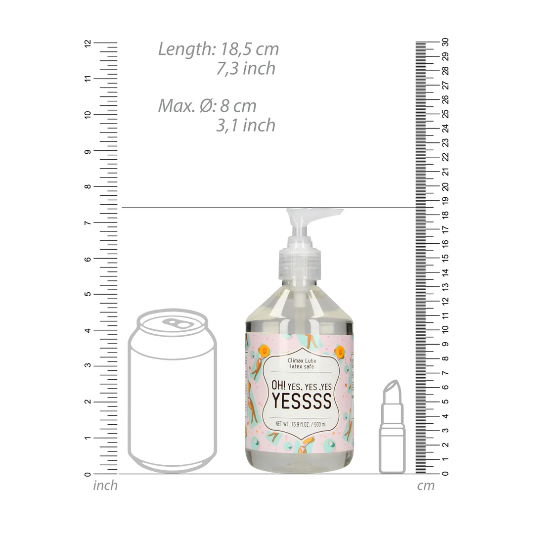 Lubrykant na bazie wody, odpowiedni do stosowania z prezerwatywami lateksowymi, przebadany dermatologicznie, bezzapachowy i bez smaku, 500 ml, S Line by Shots - obrazek 3