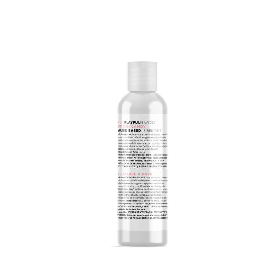 Lubrykant smakowy – 4 in 1 Playful Flavors, jadalny i rozgrzewający – Wata cukrowa – 29,5 ml – Swiss Navy - obrazek 6