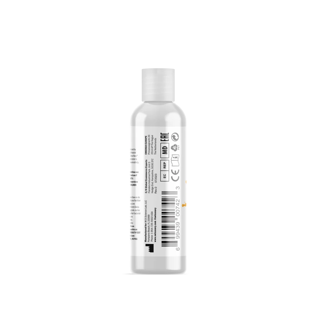 Lubrykant smakowy – 4 in 1 Playful Flavors, jadalny i rozgrzewający – Mango – saszetka 5 ml – Swiss Navy - obrazek 3