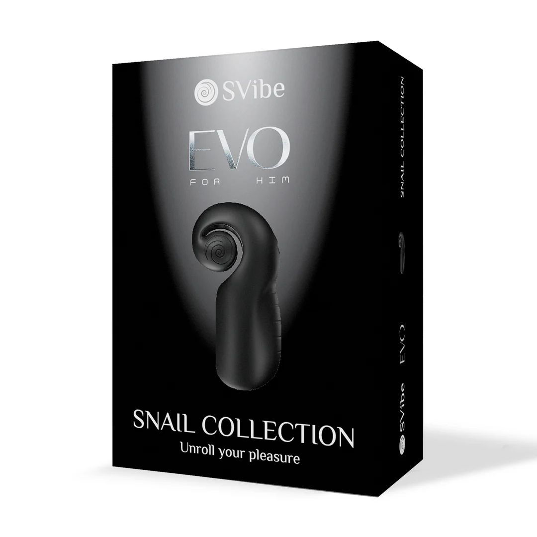 Snail Vibe EVO Dual stymulator dla mężczyzn, czarny - obrazek 1