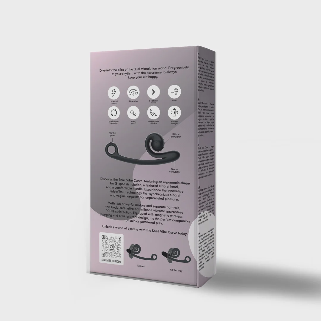Stymulator Snail Vibe Curve do podwójnej stymulacji - obrazek 7