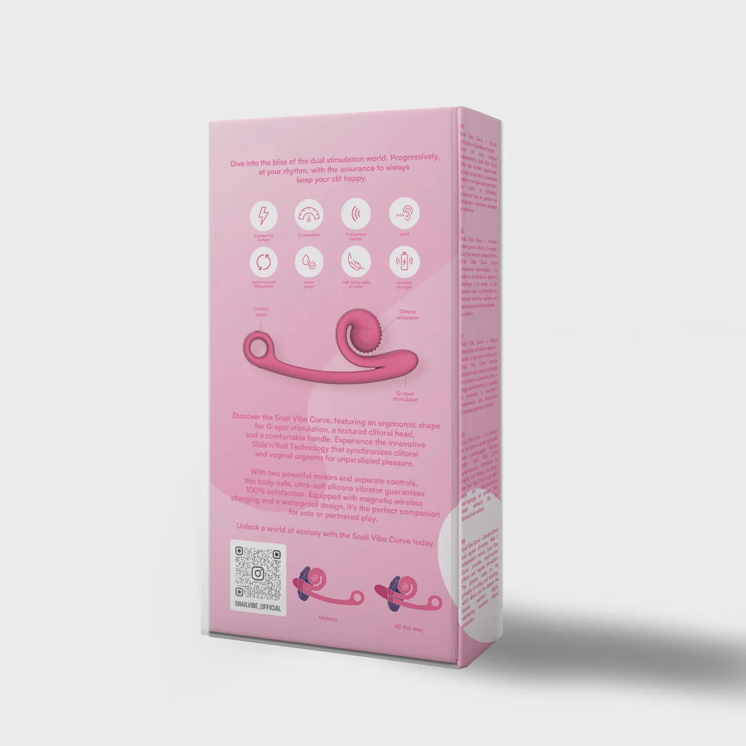 Stymulator Snail Vibe Curve do podwójnej stymulacji - obrazek 2