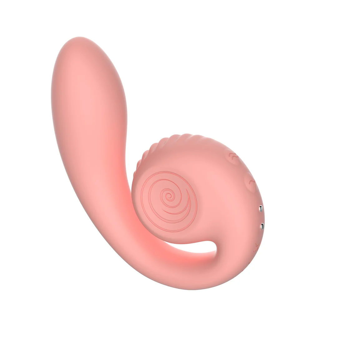 Fioletowy wibrator Snail Vibe Gizi Dual do punktu G - obrazek 10
