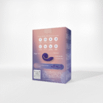 Fioletowy wibrator Snail Vibe Gizi Dual do punktu G - obrazek 2