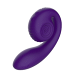 Fioletowy wibrator Snail Vibe Gizi Dual do punktu G - obrazek 3