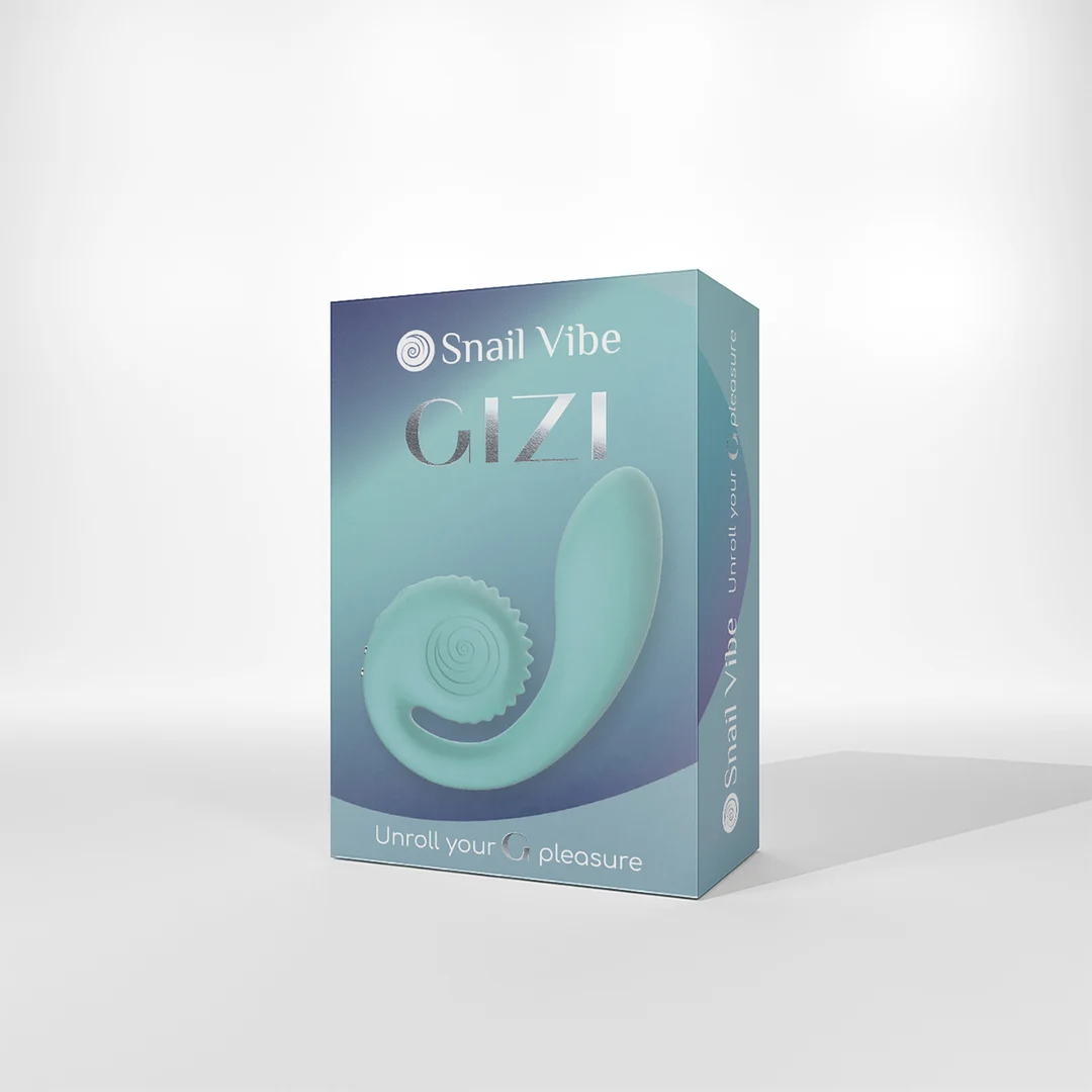 Fioletowy wibrator Snail Vibe Gizi Dual do punktu G - obrazek 13