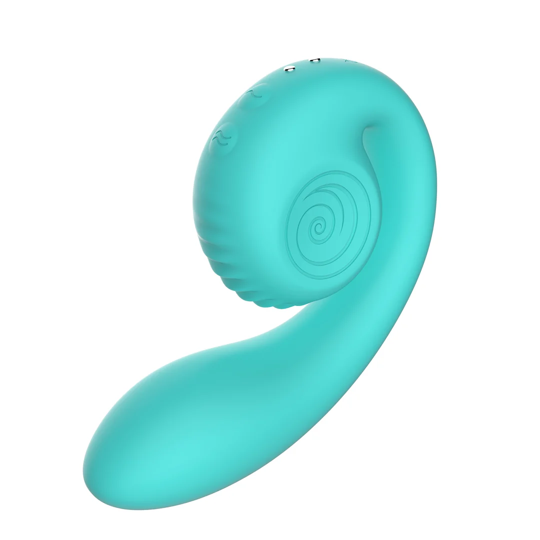 Fioletowy wibrator Snail Vibe Gizi Dual do punktu G - obrazek 15