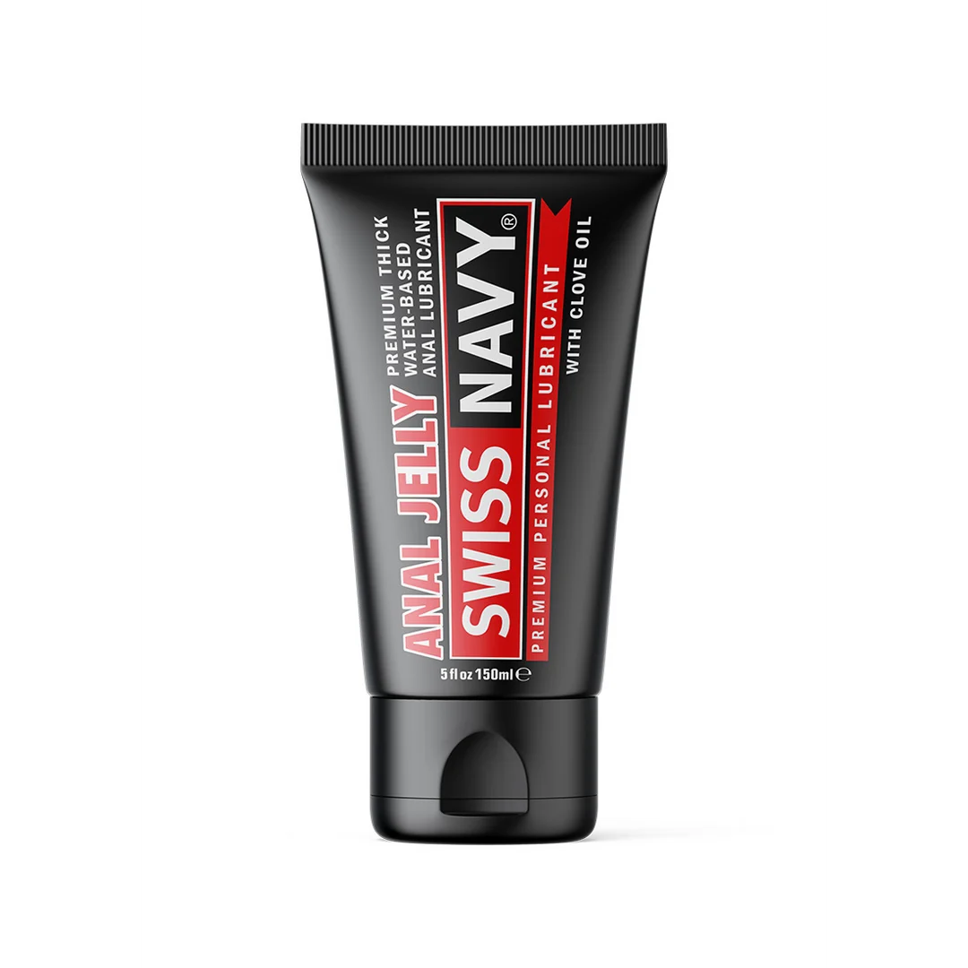 Lubrykant analny, gęsty żel premium na bazie wody z olejkiem goździkowym, goździk, 59 ml, Swiss Navy - obrazek 2