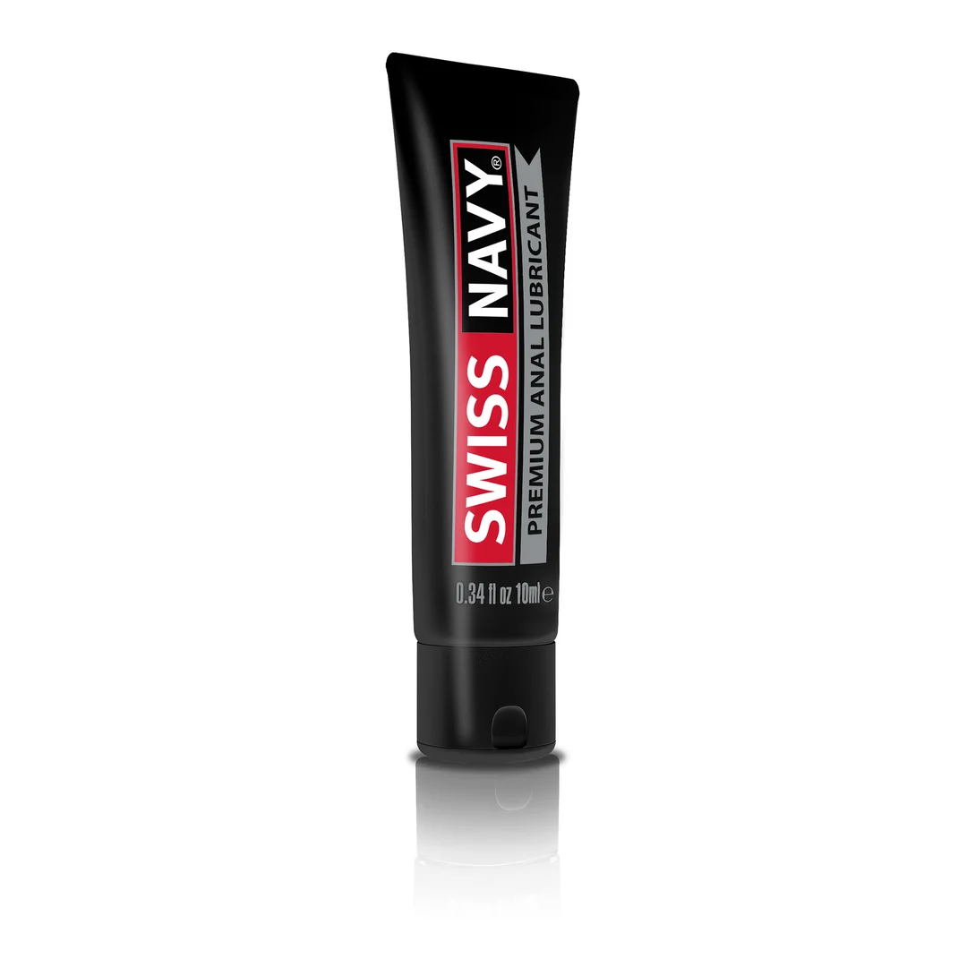 Lubrykant analny, premium silikon z goździkowcem, tester, bezzapachowy i bez smaku, 29,5 ml, Swiss Navy - obrazek 3