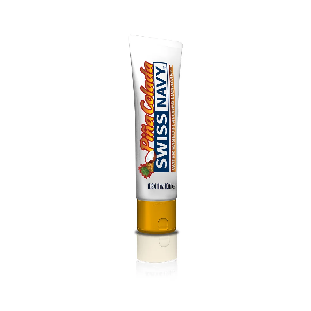SNFPC10ML_1_2 Lubrykant smakowy, formuła premium o przedłużonym działaniu, Pina Colada, 10 ml, Swiss Navy - obrazek 1