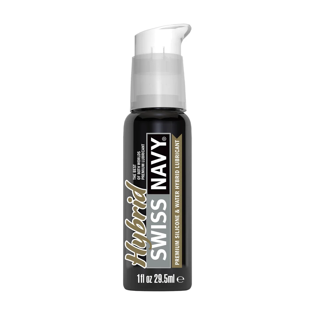 Lubrykant (neutralny) – hybrydowy lubrykant na bazie silikonu i wody – bezzapachowy, bez smaku – 29,5 ml – Swiss Navy - obrazek 2