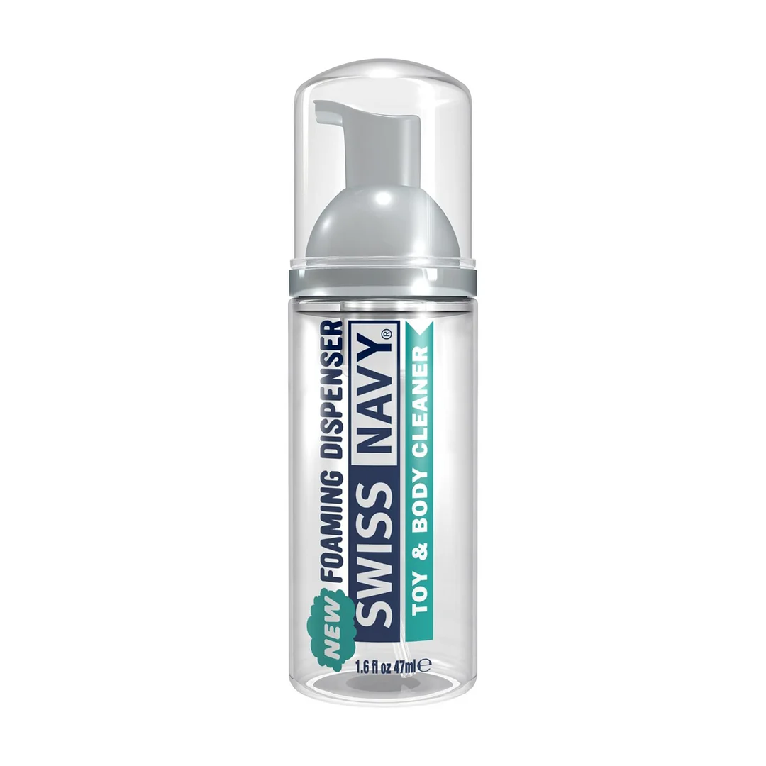 Środek do czyszczenia zabawek erotycznych i ciała – spray do czyszczenia zabawek i skóry, odpowiedni przy użyciu lubrykantu silikonowego – Swiss Navy – 177 ml / 6 fl oz – TESTER - obrazek 2