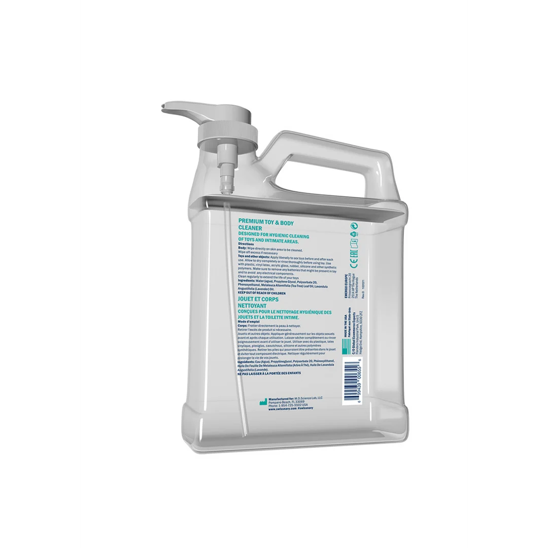 Środek do czyszczenia zabawek erotycznych i ciała – spray do czyszczenia zabawek i skóry, odpowiedni przy użyciu lubrykantu silikonowego – Swiss Navy – 177 ml / 6 fl oz – TESTER - obrazek 7