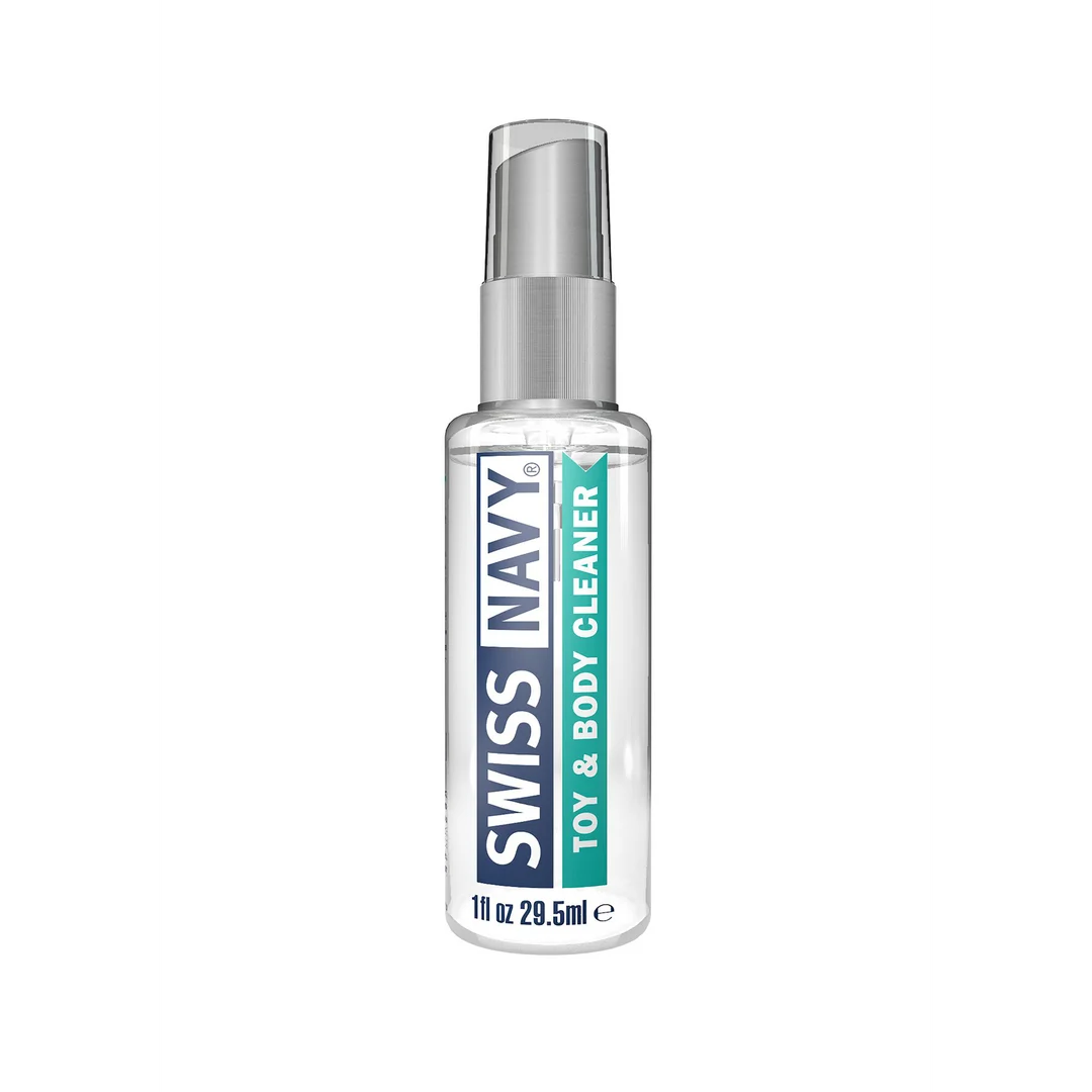 Środek do czyszczenia zabawek erotycznych i ciała – spray do czyszczenia zabawek i skóry, odpowiedni przy użyciu lubrykantu silikonowego – Swiss Navy – 177 ml / 6 fl oz – TESTER - obrazek 6