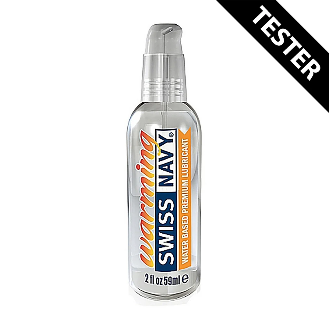 Lubrykant na bazie wody – rozgrzewający żel premium w podróżnej butelce odpornej na rozlanie – bez zapachu i smaku – 59 ml – Swiss Navy - obrazek 5