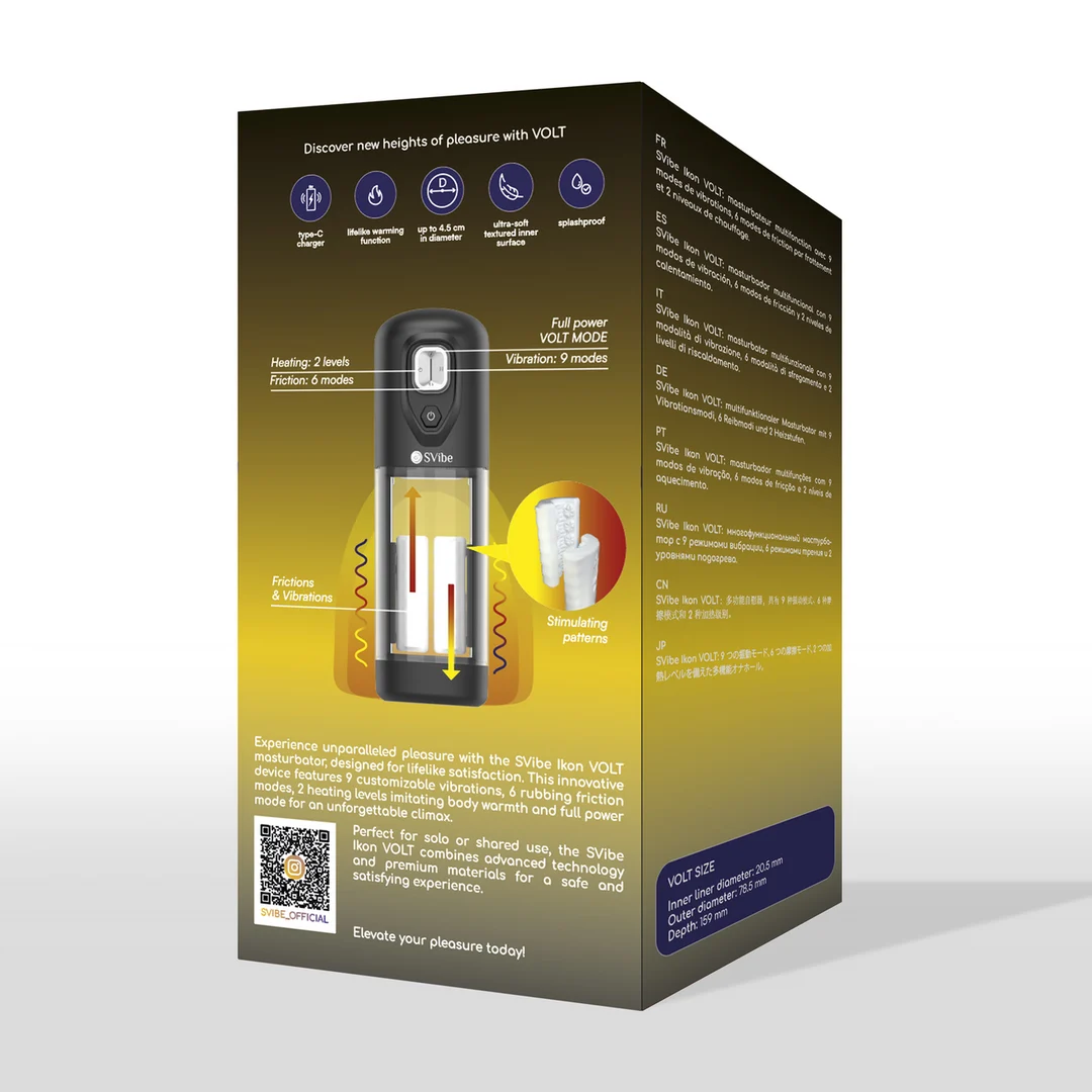 Masturbator Snail Vibe Ikon VOLT - obrazek 2