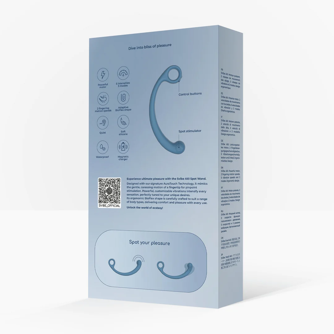 Snail Vibe AXI Spot Wand Blue Lagoon - obrazek 2