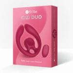 GIZI Duo stymulator dla par w kolorze bordowym