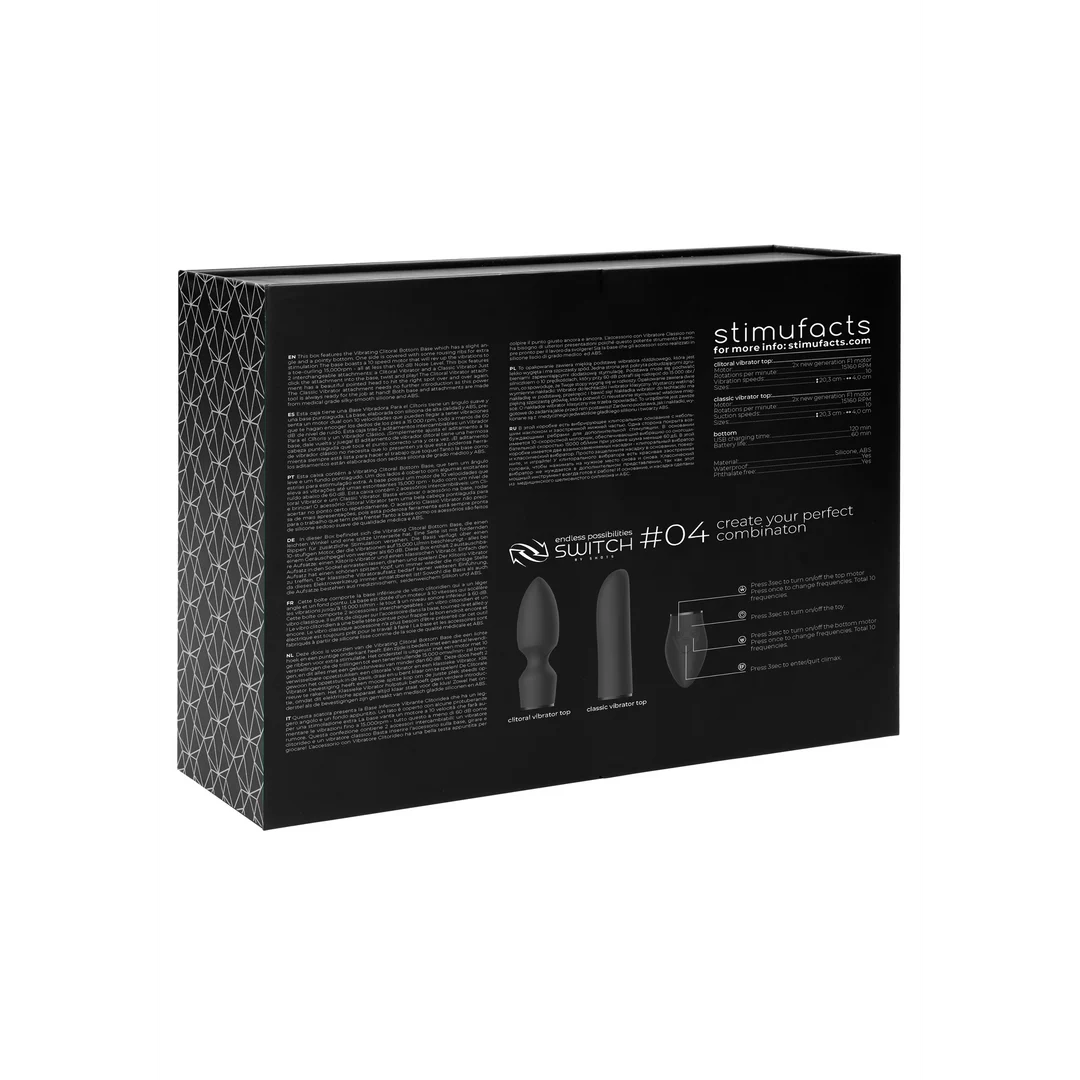 Wibrator Switch by Shots Pleasure Kit #4 z wymiennymi nakładkami - obrazek 13